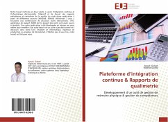 Cover Plateforme d'intégration continue & Rapports de qualimetrie