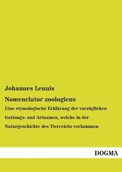 Nomenclator zoologicus - Leunis, Johannes