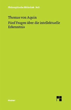 Fünf Fragen über die intellektuelle Erkenntnis (eBook, PDF) - Thomas von Aquin