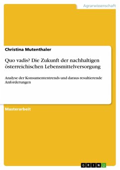 Quo vadis? Die Zukunft der nachhaltigen österreichischen Lebensmittelversorgung (eBook, PDF)
