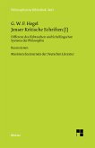 Jenaer Kritische Schriften I (eBook, PDF)