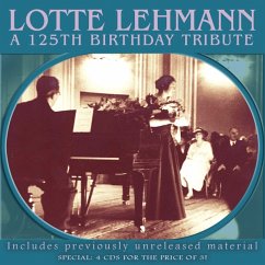Lotte Lehmann-A 125th Birthday Tribute - Diverse