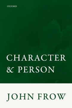 Character and Person (eBook, PDF) Cover Character and Person (eBook, PDF)