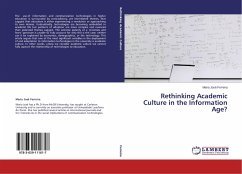 Rethinking Academic Culture in the Information Age? - Ferreira, Maria José