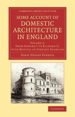 Cover Some Account of Domestic Architecture in England