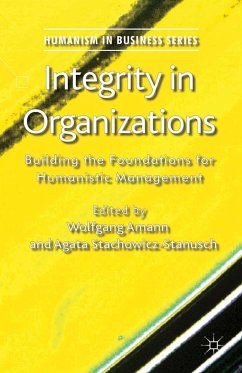 Integrity in Organizations (eBook, PDF)