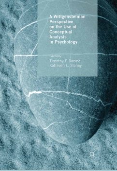 A Wittgensteinian Perspective on the Use of Conceptual Analysis in Psychology (eBook, PDF)