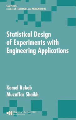 Statistical Design of Experiments with Engineering Applications (eBook, PDF) - Rekab, Kamel; Shaikh, Muzaffar
