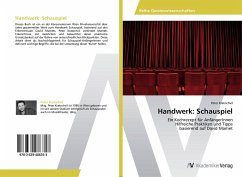 Handwerk: Schauspiel