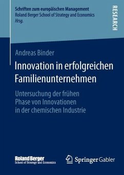 Innovation in erfolgreichen Familienunternehmen - Binder, Andreas