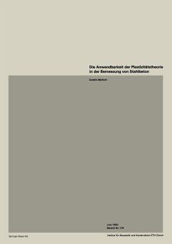 Die Anwendbarkeit der Plastizitätstheorie in der Bemessung von Stahlbeton - Muttoni, Aurelio