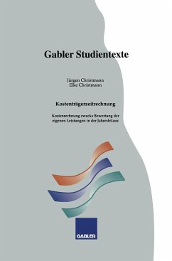 Kostenträgerzeitrechnung - Christmann, Jürgen; Christmann, Elke