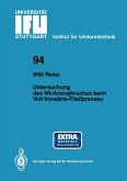 Untersuchung des Werkzeugbruches beim Voll-Vorwärts-Fließpressen Untersuchung des Werkzeugbruches beim Voll-Vorwärts-Fließpressen