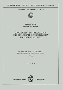 Application of Holography and Hologram Interferometry to Photoelasticity