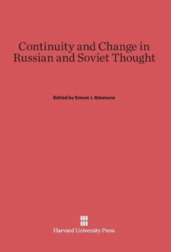 Continuity and Change in Russian and Soviet Thought