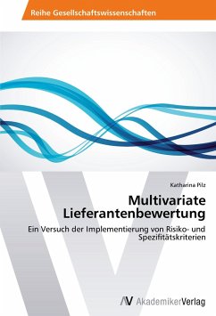 Multivariate Lieferantenbewertung - Pilz, Katharina