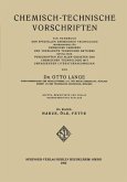 Chemisch-Technische Vorschriften Chemisch-Technische Vorschriften