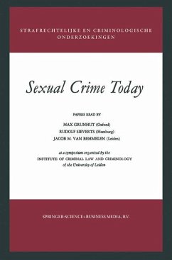 Sexual Crime Today - Leyden, Dennis P.; Grünhut, Max