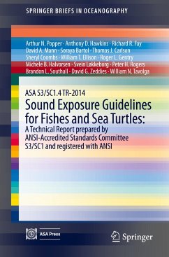 ASA S3/SC1.4 TR-2014 Sound Exposure Guidelines for Fishes and Sea Turtles: A Technical Report prepared by ANSI-Accredited Standards Committee S3/SC1 and registered with ANSI - Popper, Arthur N.; Halvorsen, Michele B.; Løkkeborg, Svein; Rogers, Peter H.; Southall, Brandon L.; Zeddies, David G.; Hawkins, Anthony D.; Tavolga, William N.; Fay, Richard R.; Mann, David A.; Bartol, Soraya; Carlson, Thomas J.; Coombs, Sheryl; Ellison, William T.; Gentry, Roger L.