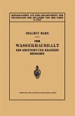 Der Wasserhaushalt des Gesunden und Kranken Menschen