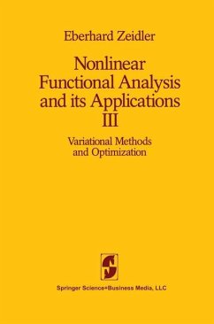 Nonlinear Functional Analysis and its Applications - Zeidler, E.