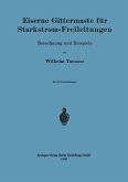 Eiserne Gittermaste für Starkstrom-Freileitungen