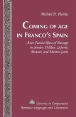 Coming of Age in Franco¿s Spain