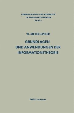 Grundlagen und Anwendungen der Informationstheorie - Meyer-Eppler, Werner
