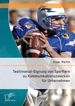 Testimonial-Eignung von Sportlern zu Kommunikationszwecken für Unternehmen - Kopp, Martin