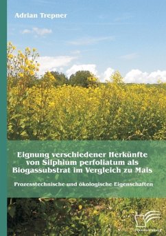 Eignung verschiedener Herkünfte von Silphium perfoliatum als Biogassubstrat im Vergleich zu Mais: Prozesstechnische und ökologische Eigenschaften - Trepner, Adrian
