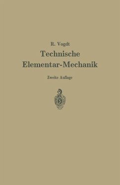 Technische Elementar-Mechanik - Vogdt, Rudolf