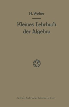 Lehrbuch der Algebra - Weber, Heinrich