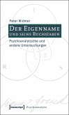 Der Eigenname und seine Buchstaben (eBook, PDF)