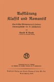 Aufklärung Klassik und Romantik