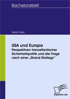 USA und Europa: Perspektiven transatlantischer Sicherheitspolitik und die Frage nach einer 'Grand Strategy' (eBook, PDF) - Peetz, Stefan