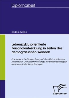 Lebenszyklusorientierte Personalentwicklung in Zeiten des demografischen Wandels (eBook, PDF) - Frenzel, geb. Rading