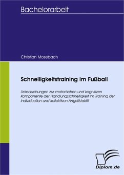 Schnelligkeitstraining im Fußball (eBook, PDF) - Mosebach, Christian