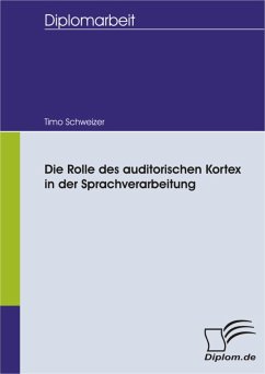 Die Rolle des auditorischen Kortex in der Sprachverarbeitung (eBook, PDF) - Schweizer, Timo
