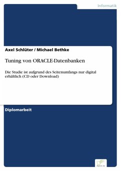 Tuning von ORACLE-Datenbanken (eBook, PDF) - Schlüter, Axel; Bethke, Michael