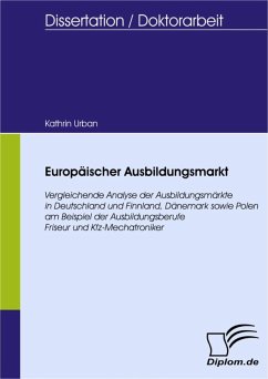 Europäischer Ausbildungsmarkt (eBook, PDF) - Urban, Kathrin