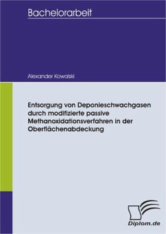 Entsorgung von Deponieschwachgasen durch modifizierte passive Methanoxidationsverfahren in der Oberflächenabdeckung (eBook, PDF) - Kowalski, Alexander