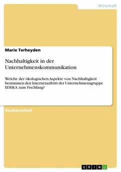 Nachhaltigkeit in der Unternehmenskommunikation - Terheyden, Marie