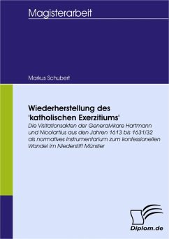 Wiederherstellung des 'katholischen Exerzitiums' (eBook, PDF) - Schubert, Markus