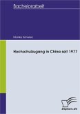 Hochschulzugang in China seit 1977 (eBook, PDF)