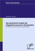 Das sprachliche Produkt der Integrationsversuche in Deutschland (eBook, PDF)