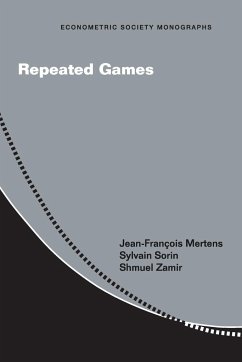 Repeated Games - Mertens, Jean-Francois; Sorin, Sylvain; Zamir, Shmuel