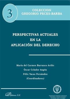 Perspectivas actuales en la aplicación del derecho - Celador Angón, Óscar