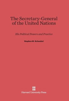 The Secretary-General of the United Nations - Schwebel, Stephen M.