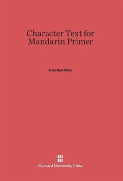 Character Text for Mandarin Primer - Chao, Yuen Ren