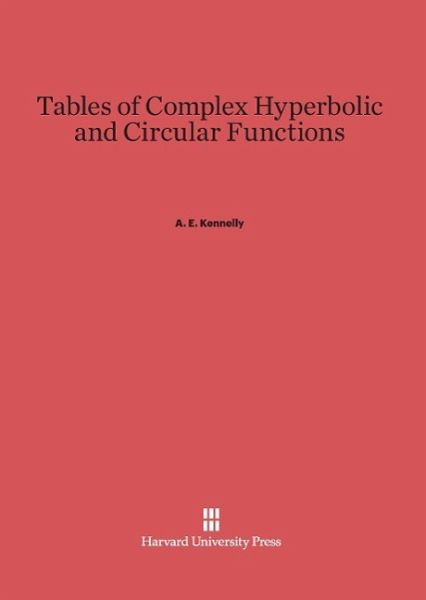Tables of Complex Hyperbolic and Circular Functions Tables of Complex Hyperbolic and Circular Functions